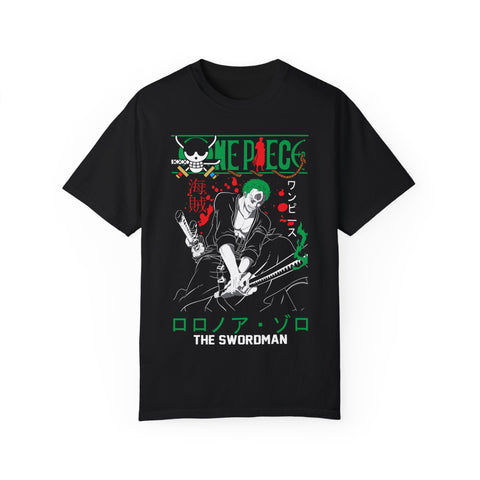 One Piece Swordman Unisex Garment-Dyed T-Shirt