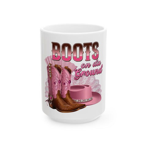 Cute Cowgirl Ceramic Mug - 11oz & 15oz - Perfect for Coffee Lovers!