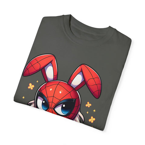 Easter Bunny Superhero T-Shirt - Unisex Garment-Dyed Tee