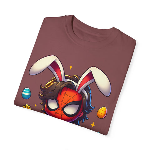 Easter Spider-Man T-Shirt | Unisex Garment-Dyed Tee for Kids & Fans