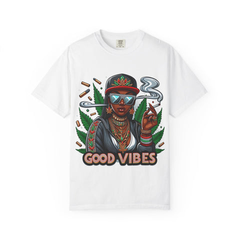 Good Vibes Unisex Garment-Dyed T-Shirt