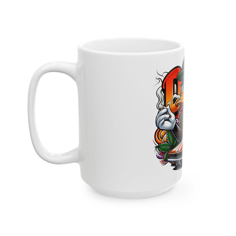 Cool Graffiti Ceramic Mug - 11oz & 15oz | Street Art Vibes for Coffee Lovers