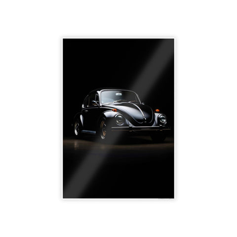 Classic Car Gloss Poster - Vintage Beetle Wall Art