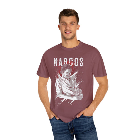 Narcos-Themed Unisex Garment-Dyed T-Shirt for Fans