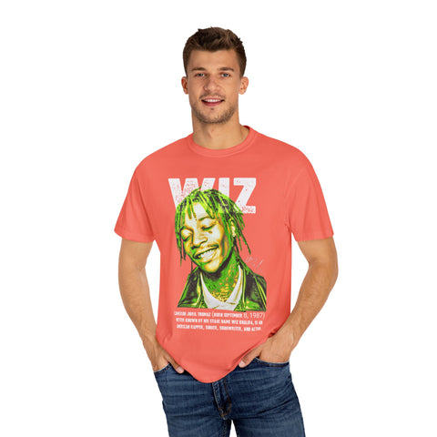 Unisex Garment-Dyed T-Shirt - Celebrate Wiz Khalifa's Legacy - Vibrant Graphic Tee