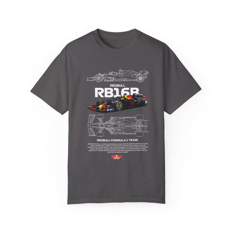 Red Bull Formula 1 RB16B Unisex T-Shirt - Garment-Dyed Racing Tee