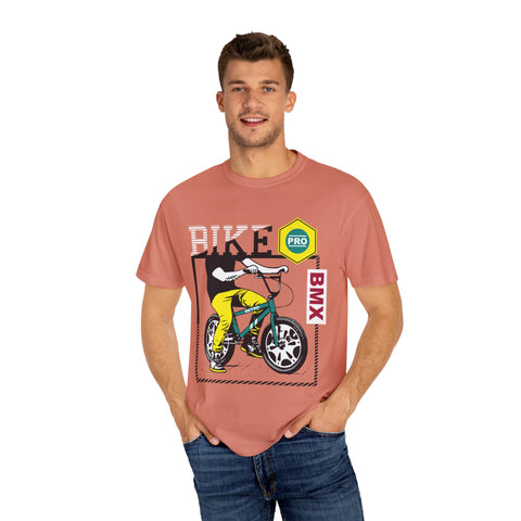 BMX Pro Unisex Garment-Dyed T-shirt - Perfect for Cycling Enthusiasts