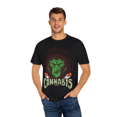 Gorilla Cannabis Unisex T-Shirt - Bold Graphic Tee for Nature Lovers
