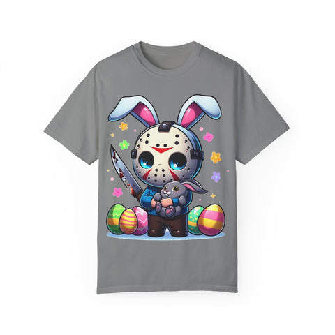 Cute Bunny Horror Unisex T-Shirt - Perfect for Easter Celebrations
