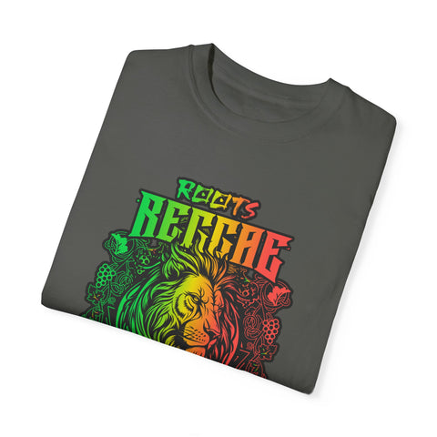 Unisex Garment-Dyed Reggae T-Shirt - Feel the Rhythm Graphic Tee for Music Lovers