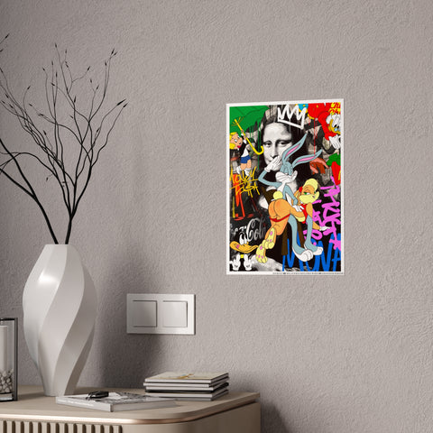 Vibrant Gloss Posters - Retro Cartoon Art Decor for Home or Office