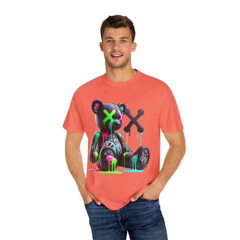 Graffiti Bear Unisex Garment-Dyed T-Shirt
