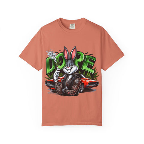 Cool Cartoon Bunny Graphic T-Shirt - DOPE Vintage Style