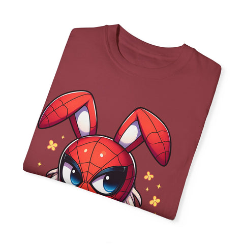Easter Bunny Superhero T-Shirt - Unisex Garment-Dyed Tee