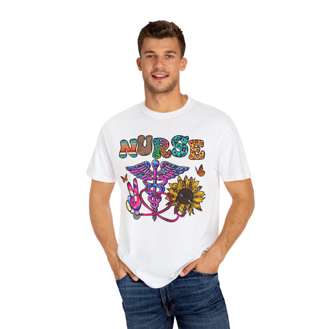 Colorful Nurse Graphic T-Shirt – Perfect for Healthcare Heroes