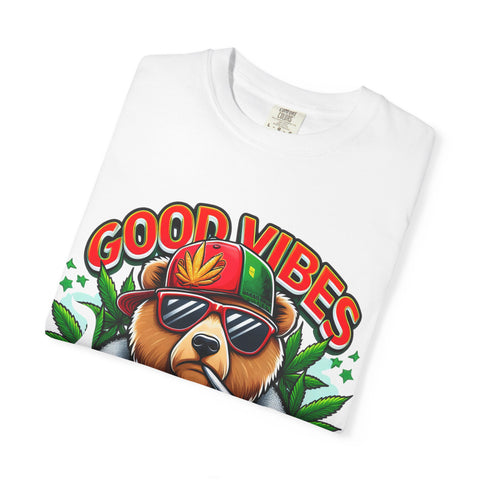 Good Vibes Unisex T-Shirt - Cool Bear Design