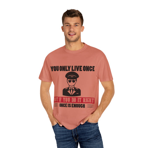 You Only Live Once Graphic Tee for Adventurers