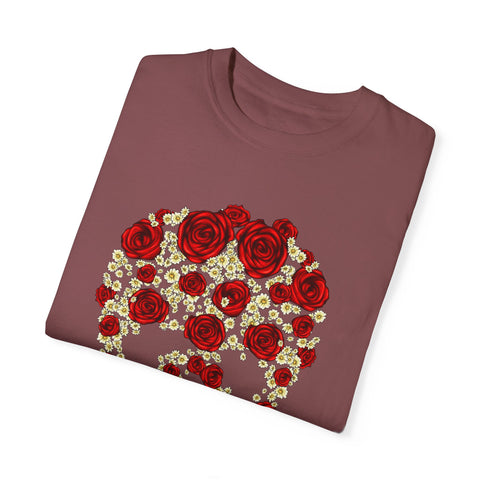 Floral Skull Unisex T-Shirt - Stylish Casual Wear for Creative Souls