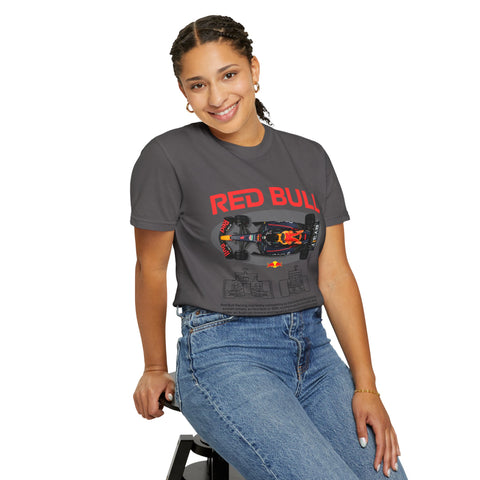 Unisex Red Bull Racing T-Shirt - Sporty Graphic Tee for Fans