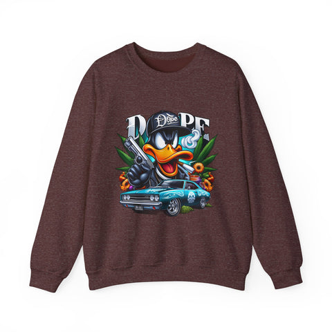Cool Duck Graphic Crewneck Sweatshirt - Unisex Heavy Blend™ - DOPE Design