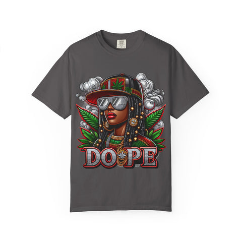 Dope Graphic Unisex Garment-Dyed T-Shirt – Stylish Cannabis-Inspired Tee for Everyday Wear