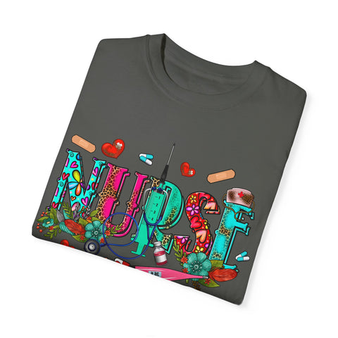 Colorful Nurse Graphic Unisex T-shirt - Perfect Gift for Healthcare Heroes