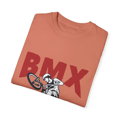 BMX Unisex Garment-Dyed T-Shirt - "When in Doubt Pedal It Out"