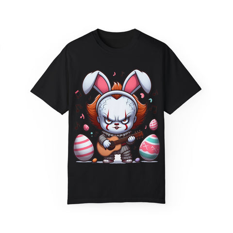 Easter Bunny Rock Star T-Shirt - Unisex Garment-Dyed Tee