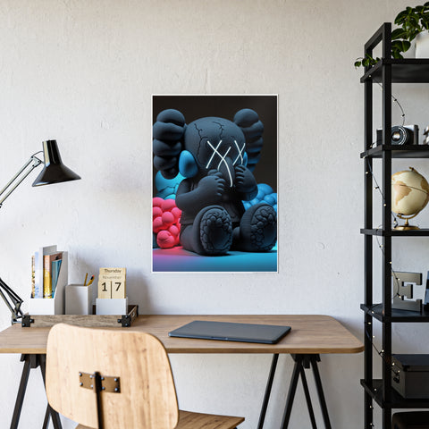 Modern Art Gloss Poster | Trendy Elephant Wall Art for Home Decor