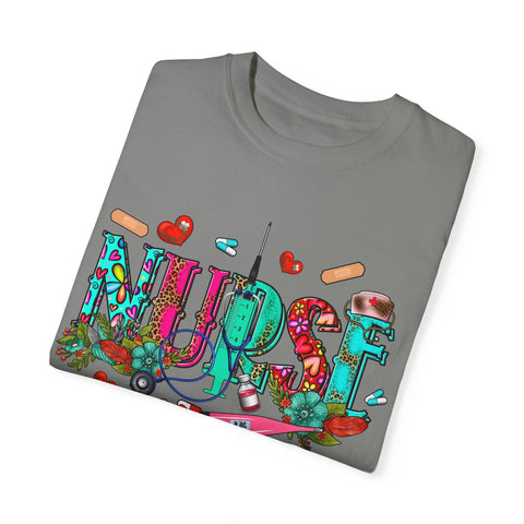 Colorful Nurse Graphic Unisex T-shirt - Perfect Gift for Healthcare Heroes