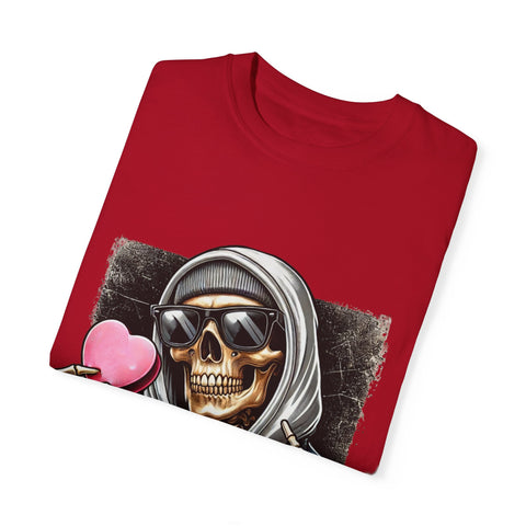Halloween Skeleton Love T-Shirt | Death Do Us Part Graphic Tee