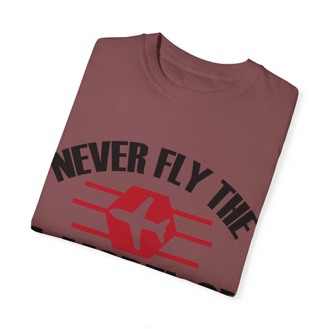 Unisex Airplane Graphic T-Shirt - 'Never Fly the A Model of Anything'