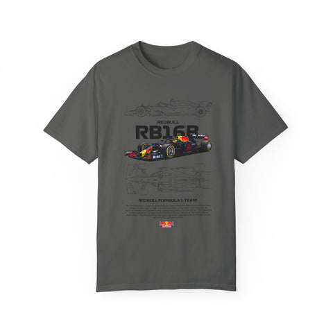 Unisex Garment-Dyed T-shirt - Red Bull Formula 1 Team Graphic Tee