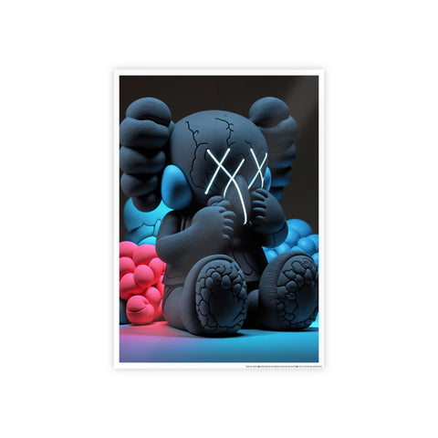 Modern Art Gloss Poster | Trendy Elephant Wall Art for Home Decor