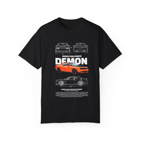Dodge Challenger Demon T-Shirt - Unisex Vintage Car Tee