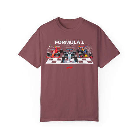 Formula 1 Racing Unisex Garment-Dyed T-Shirt