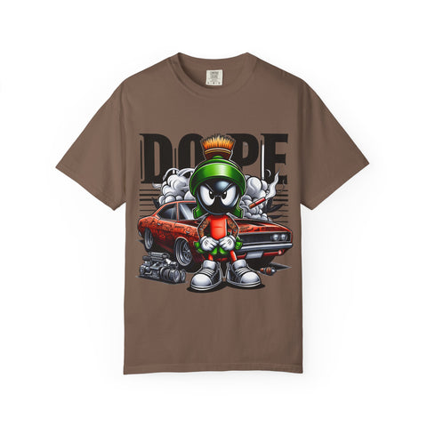 Cool Cartoon Car T-Shirt - Dope Marvin the Martian Design