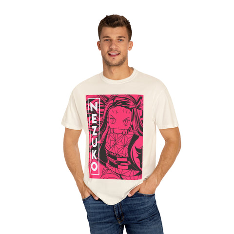 Nezuko Anime T-Shirt - Unisex Garment-Dyed Tee