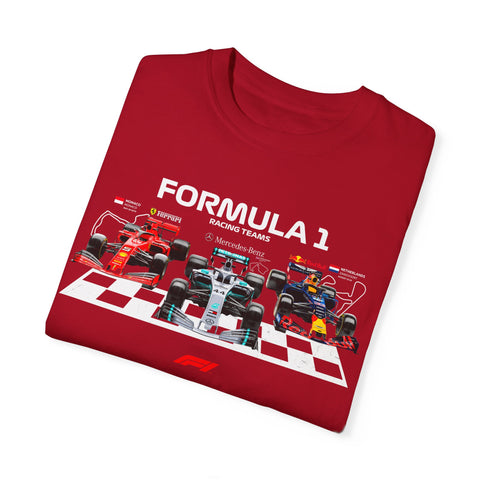 Formula 1 Racing Unisex Garment-Dyed T-Shirt