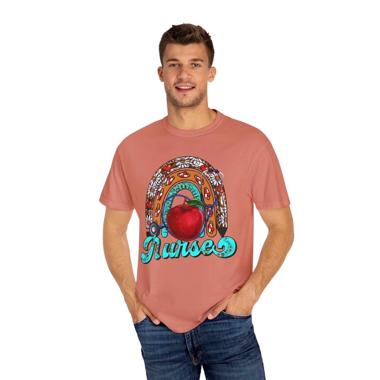 Colorful Nurse Rainbow T-Shirt – Perfect Gift for Healthcare Heroes