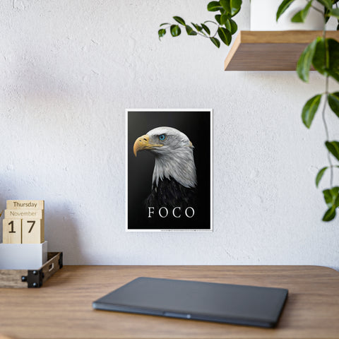 Eagle Focus Gloss Poster - Inspirational Wall Art for Home and Office