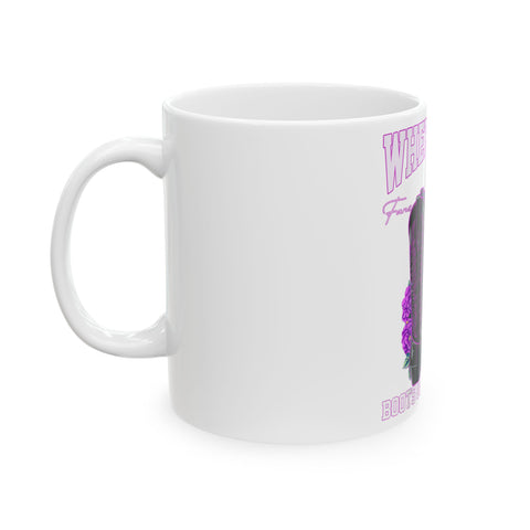 Boots and Blooms Ceramic Mug - Fun & Funky Coffee Cup for Plant Lovers