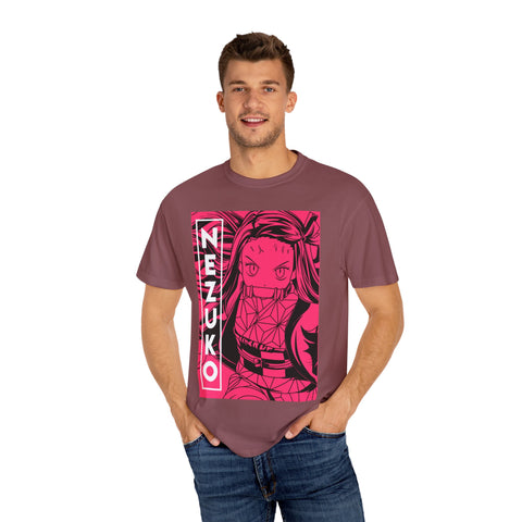 Nezuko Anime T-Shirt - Unisex Garment-Dyed Tee