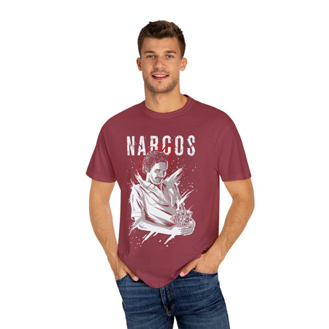 Narcos-Themed Unisex Garment-Dyed T-Shirt for Fans