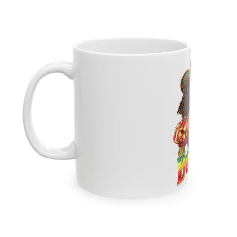 Colorful Bohemian Ceramic Mug – Perfect for Coffee Lovers