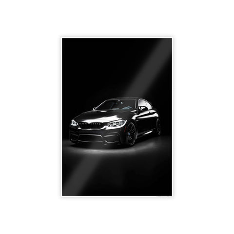 Luxury Car Gloss Poster - Modern Automotive Wall Art for Enthusiasts