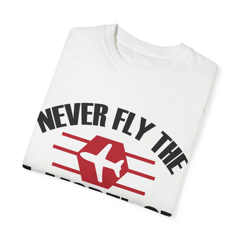 Unisex Airplane Graphic T-Shirt - 'Never Fly the A Model of Anything'