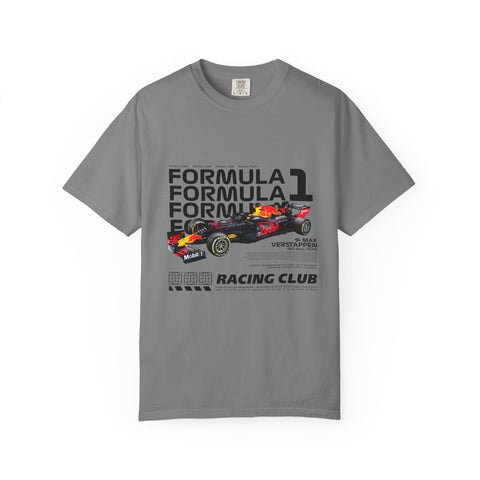 Racing Club Unisex Garment-Dyed T-Shirt - Formula 1 Graphic Tee