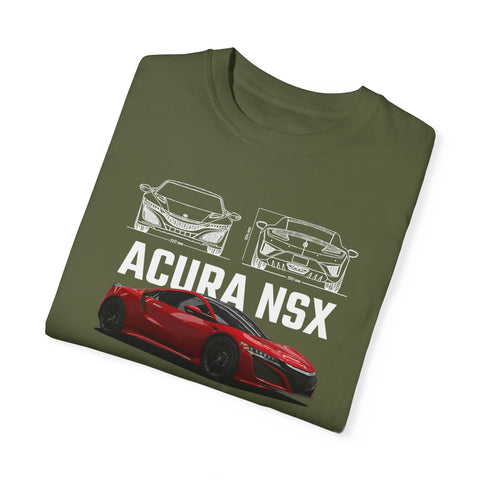 Acura NSX Unisex Garment-Dyed T-Shirt – Car Enthusiast Apparel for Auto Lovers