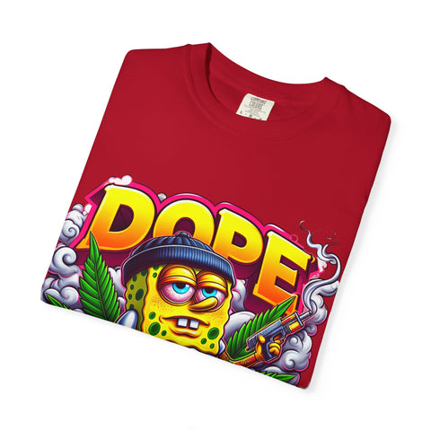 Retro Dope SpongeBob T-Shirt | Unisex Garment-Dyed Tee for Fun Vibes